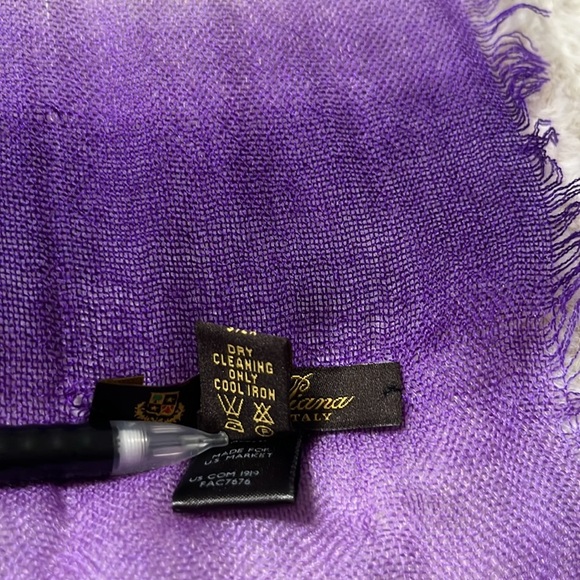 LORO PIANA  MULTI COLORED SCARF - Picture 3 of 13